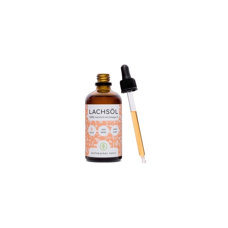 Wolfsbacher Natur Lachsöl Katze 100ml