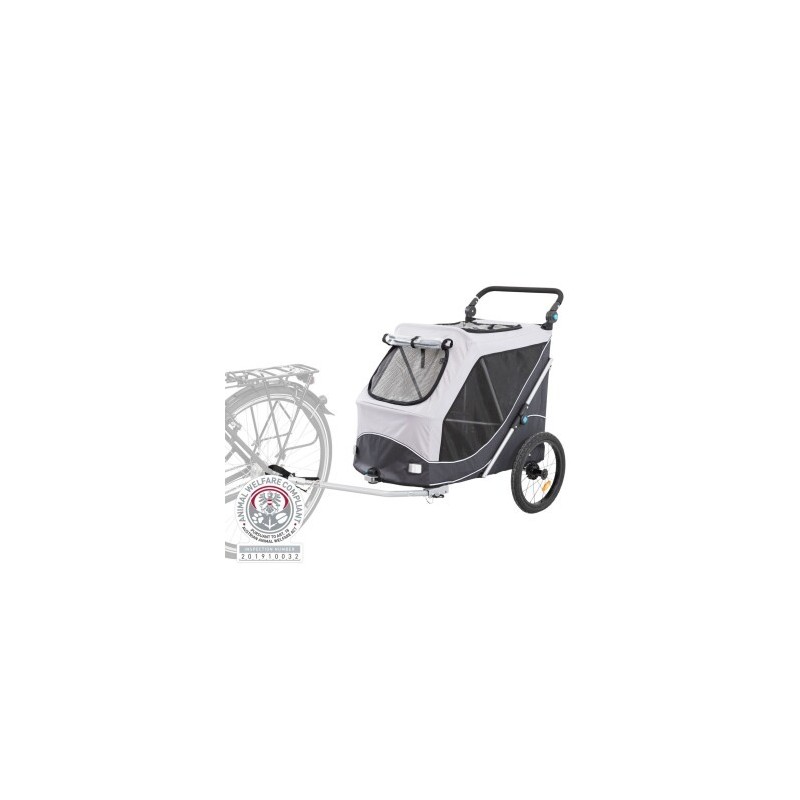 Trixie Hunde-Fahrrad-Anhänger, Größe L