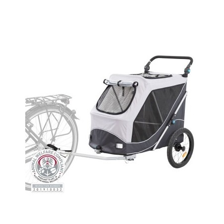 Trixie Hunde-Fahrrad-Anhänger, Größe L