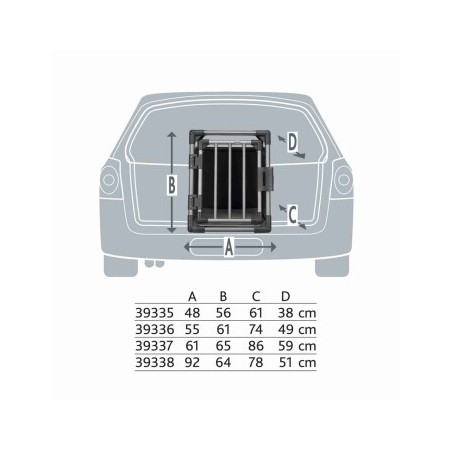 Trixie Transportbox Aluminium M-L
