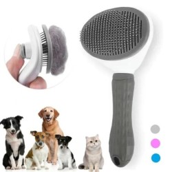 Haustier Hund Pinsel Katze Kamm Selbst Reinigen Pet Haar Entferner Bürste Für Hunde Katzen Pflege Werkzeuge Haustiere Dematti