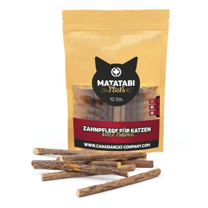 Canadian Cat Company Matatabi Sticks Zahnpflege für Katzen