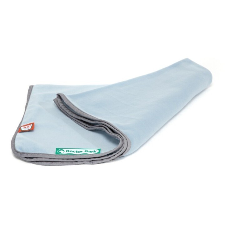 Doctor Bark Kuscheldecke Fleece hellblau XL