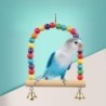 Kauspielzeug für Vögel, Schaukelspielzeug für Papageien, Hängender Ring, Baumwollseil, Papageienspielzeug, Bissfestes Spielze