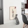 Canadian Cat Company Kratzteppich 80x40cm mit Wandbefestigung beige