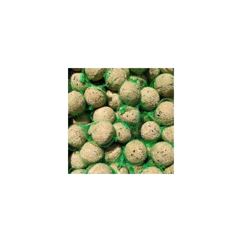KLASEBO Meisenknödel Premium mit Insekten 100 x ca. 90 Gramm mit Netz, Futter für Wildvögel, Fettfutter Vögel