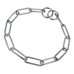 Hs Sprenger Halskette, langgliedrig - Stahl verchromt, 3,0 mm 50 cm