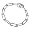 Hs Sprenger Halskette, langgliedrig - Stahl verchromt, 3,0 mm 50 cm