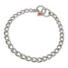 Hs Sprenger Halskette, runde Glieder - Edelstahl Rostfrei matt, 3,0 mm 50 cm