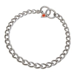 Hs Sprenger Halskette, runde Glieder - Edelstahl Rostfrei matt, 3,0 mm 55 cm