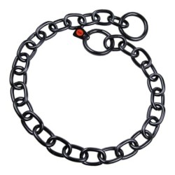 Hs Sprenger Halskette, stark - Edelstahl Rostfrei schwarz, 4,0 mm 69 cm