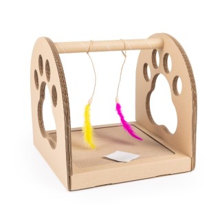 Canadian Cat Company Kratzbrett mit Fangspiel TIMBER