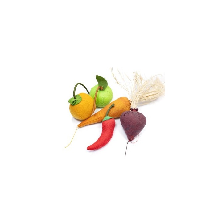 Canadian Cat Company 5er Set Catnip Obst & Gemüse