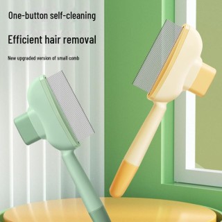 Grenzüberschreitender Haustierkamm: Langlebiger Nadelkamm für Hunde und Katzen, antistatisch, mit dichten Zähnen zur Flohentf