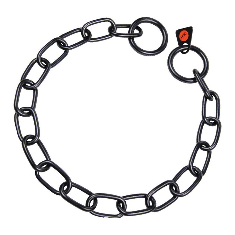 Hs Sprenger Halskette, medium - Edelstahl Rostfrei schwarz, 3,0 mm