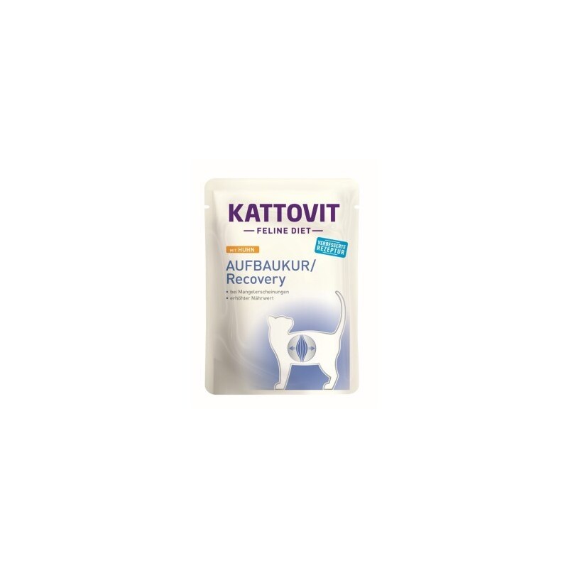 KATTOVIT Feline Diet Nassfutter Katze Aufbaukur Adult Huhn 48x85 g