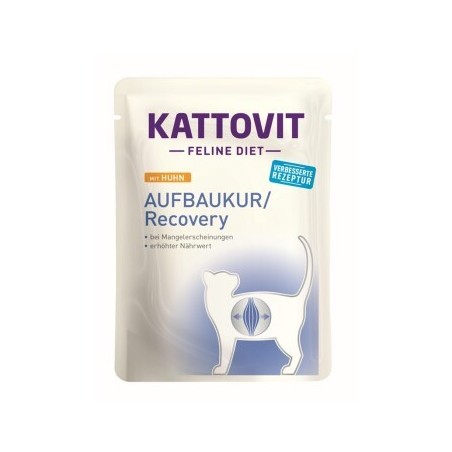 KATTOVIT Feline Diet Nassfutter Katze Aufbaukur Adult Huhn 48x85 g