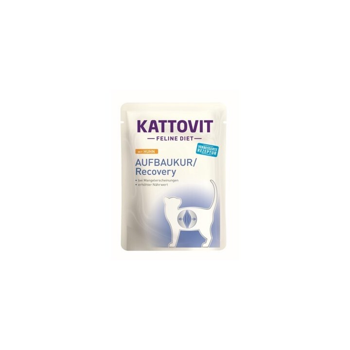KATTOVIT Feline Diet Nassfutter Katze Aufbaukur Adult Huhn 48x85 g