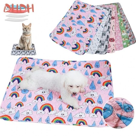 Waschbares Haustier-Pipi-Pad, Haustier-Windelmatte, wiederverwendbare Matten für Hunde, Hundebett, Urin, waschbare Hunde-Trai