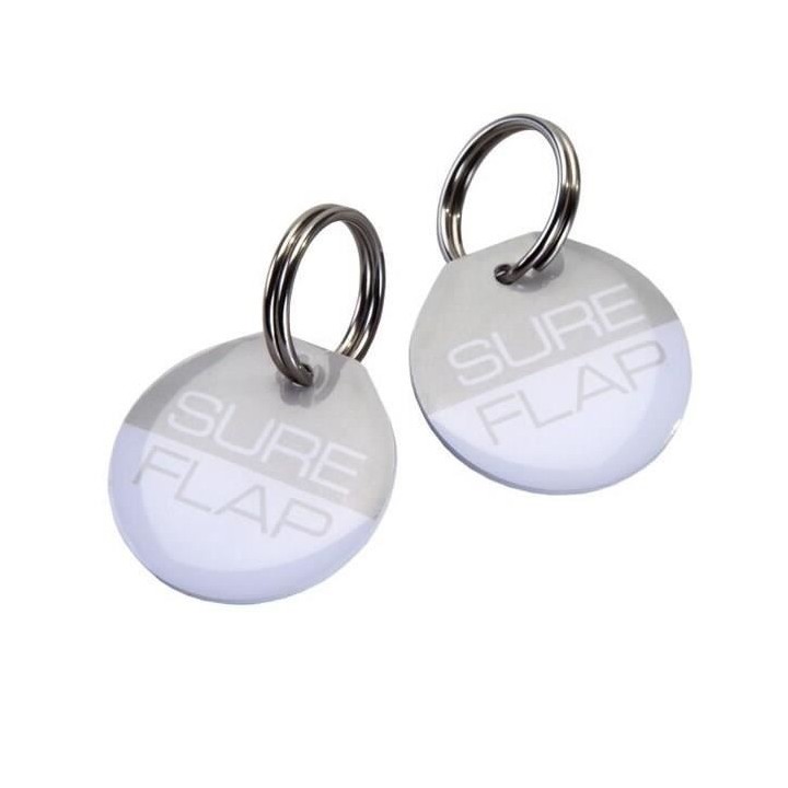 Identifikationsmarke – SUREFLAP – 2er-Set – Radiofrequenz – Outdoor-kompatibel – Für erwachsene Katzen