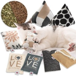 Canadian Cat Company 8er Baldrian Schmusekissen Pyramiden