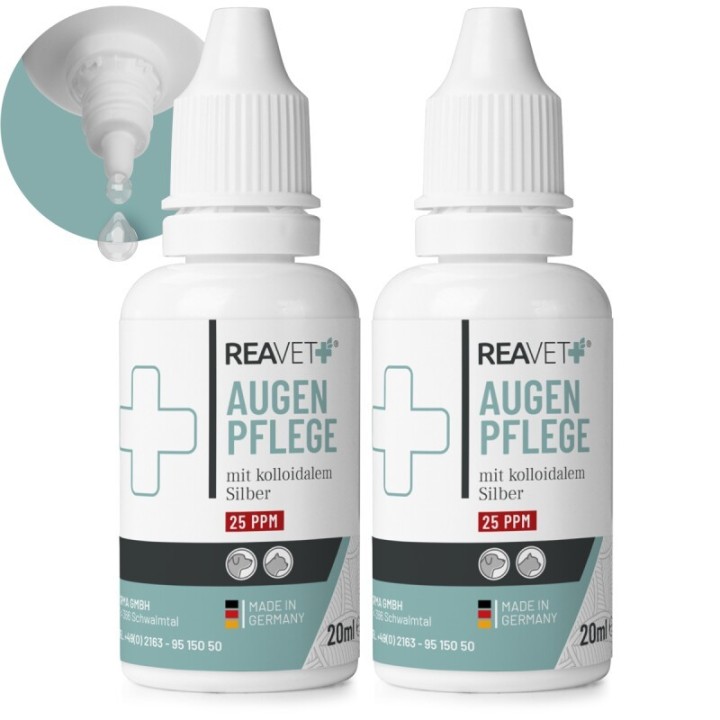 REAVET Augenpflege Tropfen 2 x 20ml (Bundle)