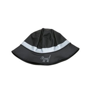 Barkalot Eimerhut aus Upcycled-Stoff schwarz S