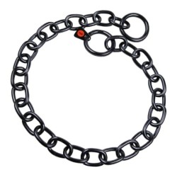 Hs Sprenger Halskette, stark - Edelstahl Rostfrei schwarz, 4,0 mm 64 cm