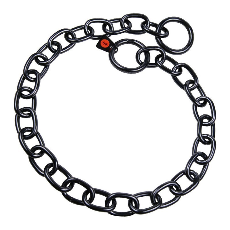 Hs Sprenger Halskette, stark - Edelstahl Rostfrei schwarz, 4,0 mm 64 cm