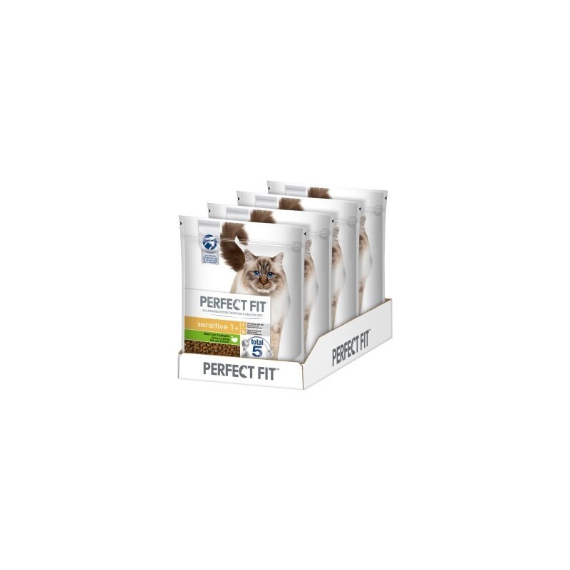 PERFECT FIT Sensitive 1+ Reich an Truthahn 4x1,4kg