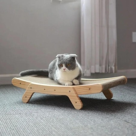 1PC Verformbares Katzenkratzbrett aus Wellpappe, Katzenbett, Katzenspielzeug, Sofaschutz, Katzenbett, Katzenklauenbrett, Katz