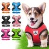 Weiches und bequemes Haustierhalsband, Chihuahua-Mops-Hundegeschirr, Nylon-Mesh-Welpenweste, reflektierende Gehleine, Lederle