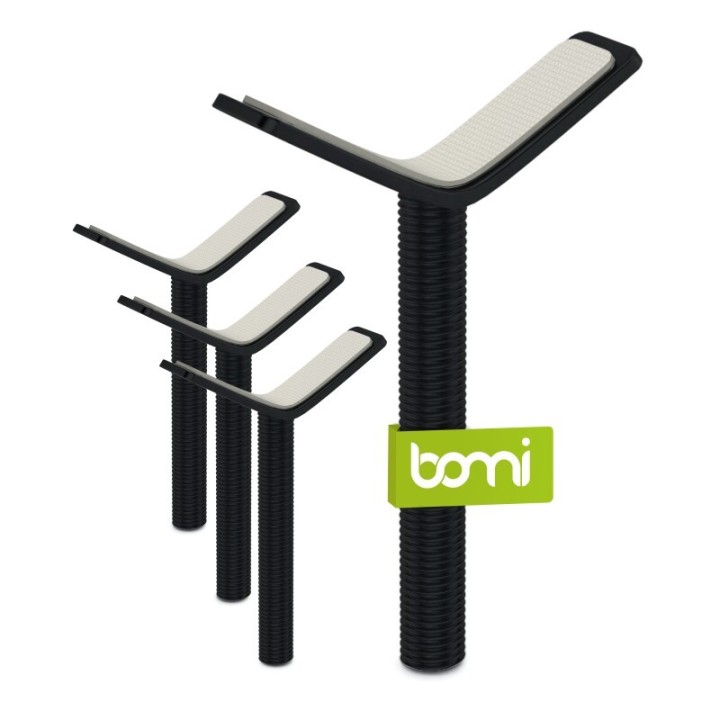 bomi Zubehör Schutzgitter 4er Y-Adapter Metall Schwarz