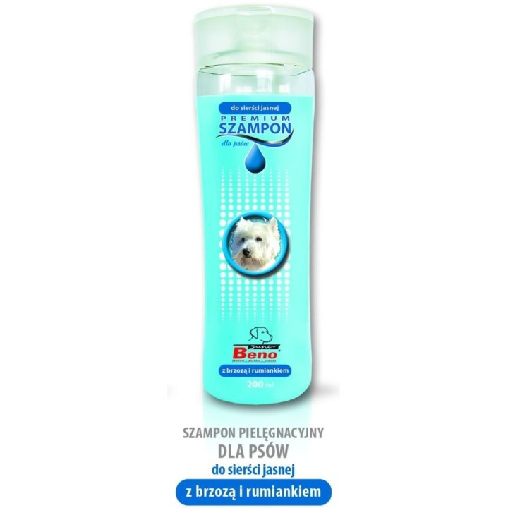 BENEK Super beno Premium Shampoo für helles Fell 200 ml