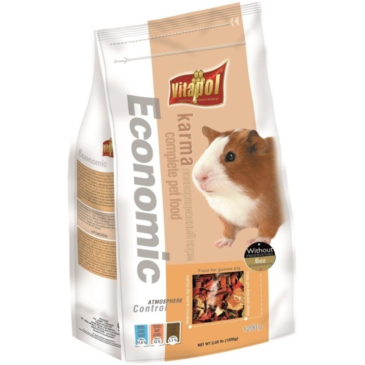 VITAPOL Futter für Meerschweinchen wirtschaftlich 1200g