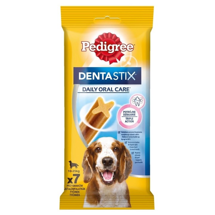 PEDIGREE DentaStix (mittelgroße Rasse) Zahnpflegemittel für Hunde 7stck. - 180g