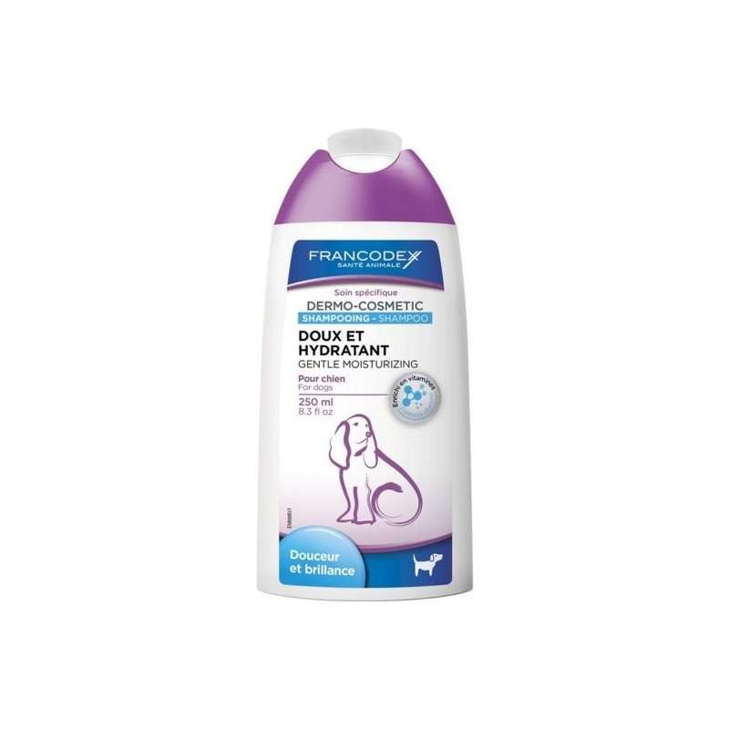 FRANCODEX Mild- Feuchtigkeitsshampoo für Hunde 250 ml