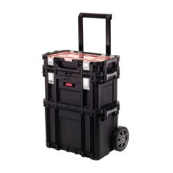 CURVER Werkzeugkasten-Set Connect Rolling System, Schwarz