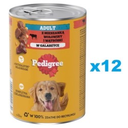 PEDIGREE Adult 12x400g - Rind in Gelee