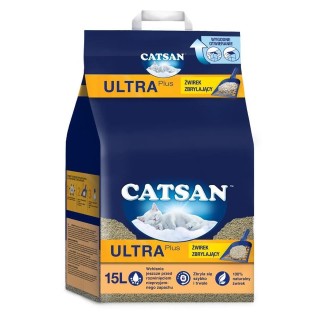 CATSAN Ultra Plus 15l Ergiebige Klumpstreu