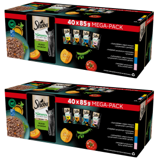 SHEBA Nature’s Collection mix Geschmacks in Soße adulte Katzen 80x85 g
