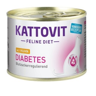 KATTOVIT Feline Diet Diabetes Huhn 185 g