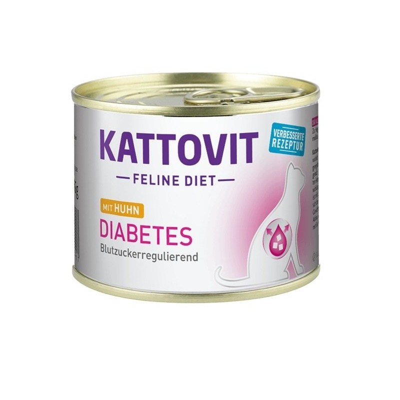 KATTOVIT Feline Diet Diabetes Huhn 185 g