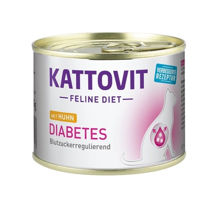 KATTOVIT Feline Diet Diabetes Huhn 185 g