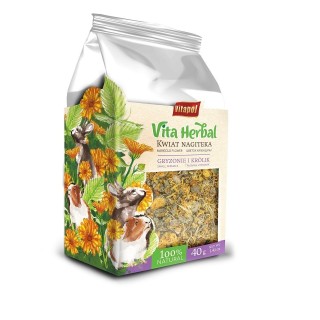 VITAPOL Vita Herbal Ringelblumenblüten für Nagetiere und Kaninchen 40g