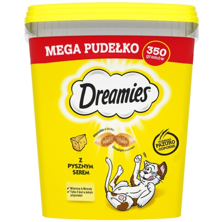 DREAMIES Mega Box 350g Katzenleckerli mit Käse