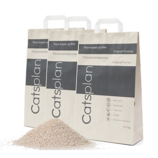 Catsplan pflanzliches Katzenstreu - original 13,5 kg