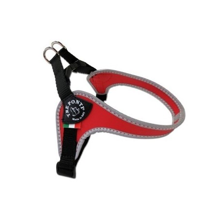 Tre Ponti Geschirr Easy Fit Classic verstellbar rot XS