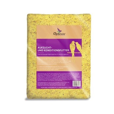 Optimax - Aufzuchtfutter & Konditionsfutter für Vögel 1 kg