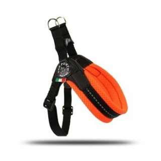 Tre Ponti Geschirr Easy Fit Mesh Neon orange S